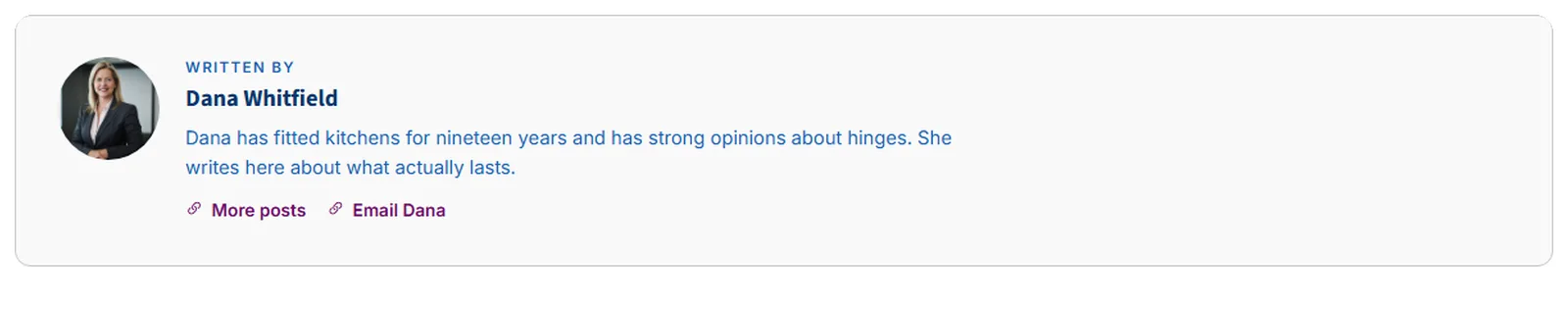 Author Bio