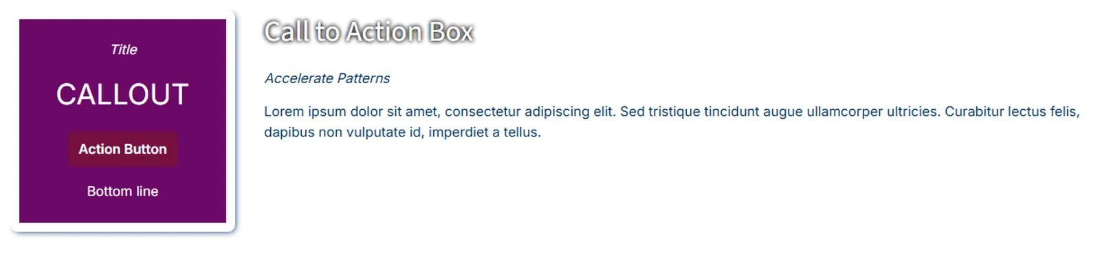 Call to Action Box