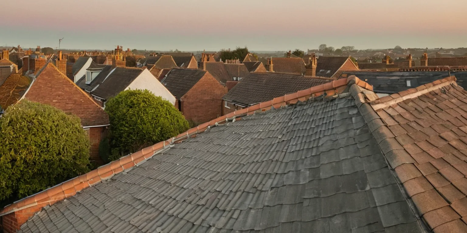 Rooftops at golden hour