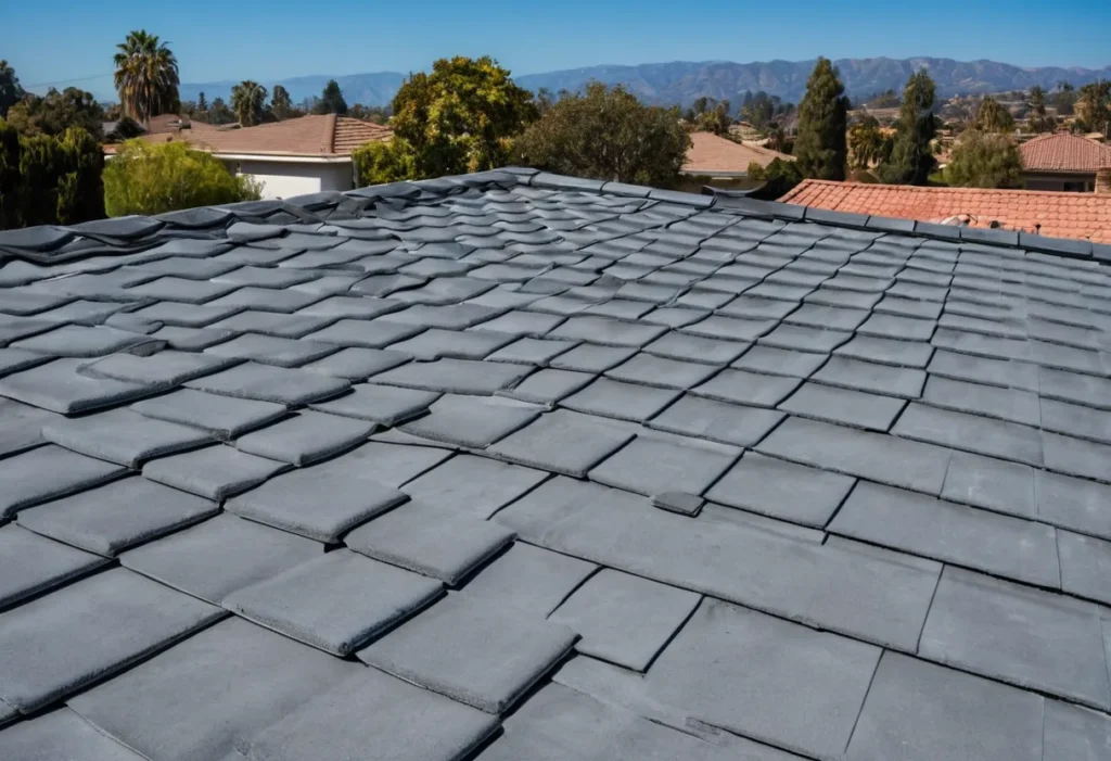 New tile roof