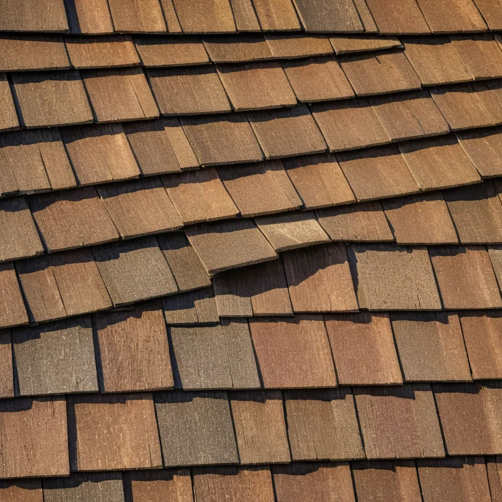 Cedar shake detail