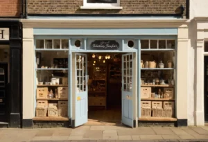 The shop front